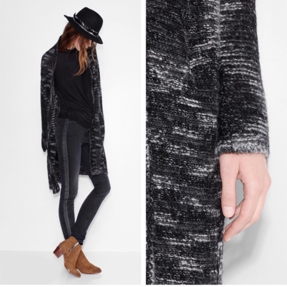 Zadig & Voltaire Sweaters - Zadig & Voltaire Celia Yu Manteau Alpaca Blend Duster Sweater